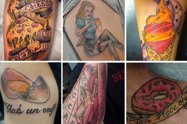 The 10 Most Delectable Food Tattoos