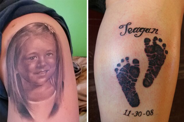 Top Three Sentimental Baby Portrait Tattoos