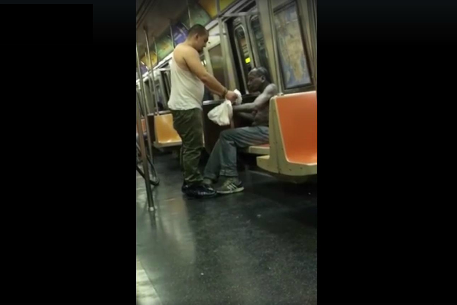 This New Yorker Gave A Homeless Man The Shirt Off His Back | Very Real