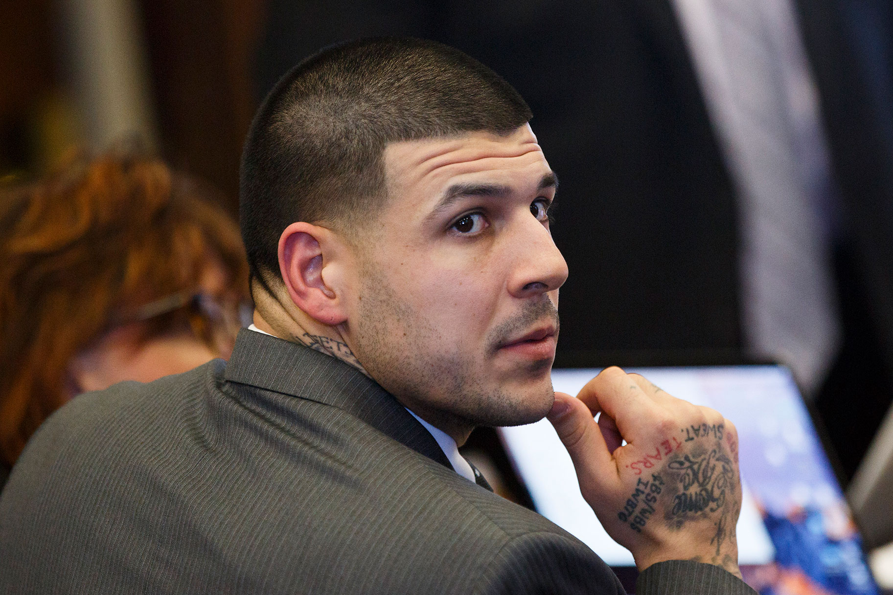 Aaron Hernandez's tattoos: Why prosecutors suspect they could be evidence  of murder – The Mercury News