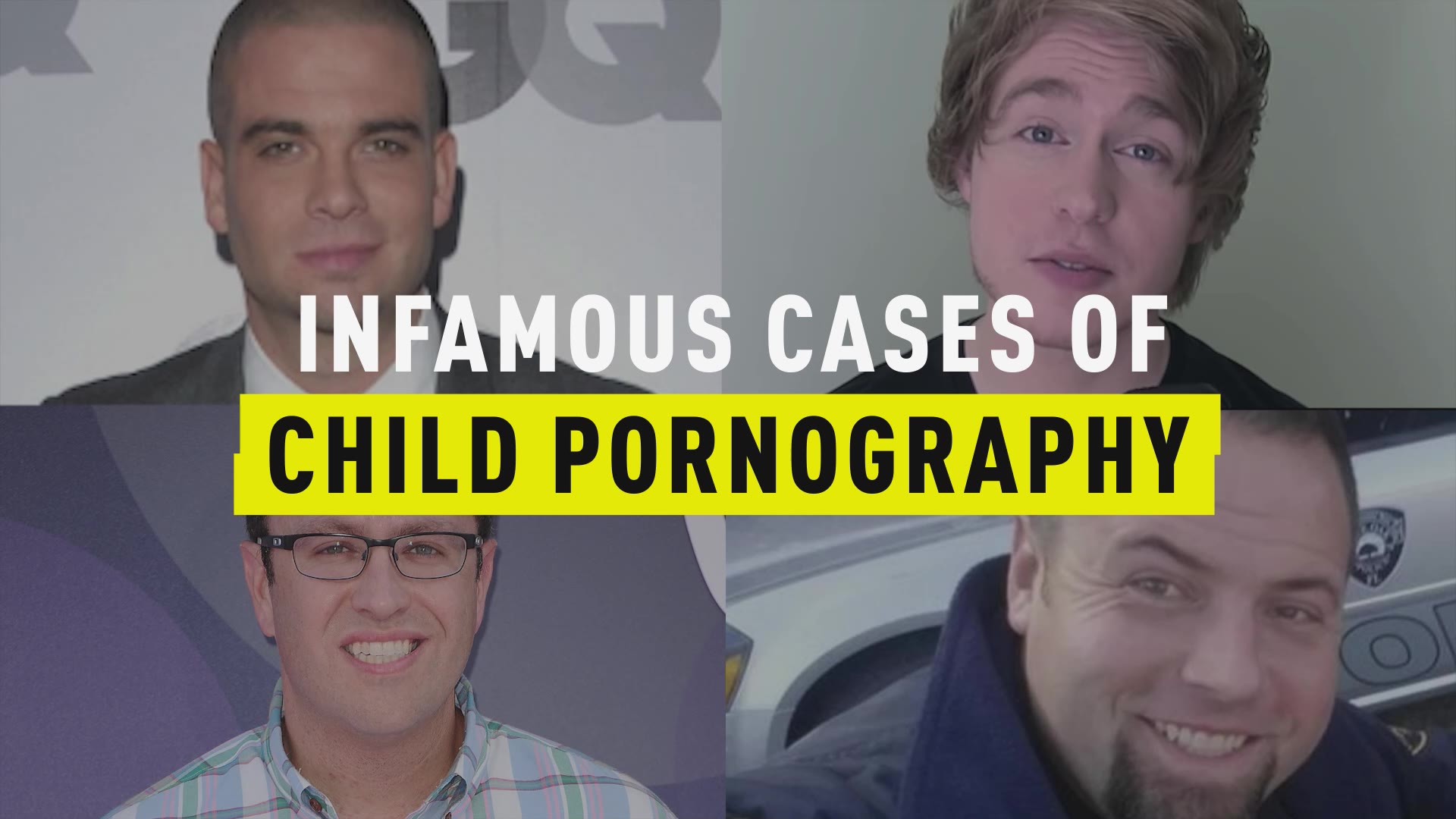 Porn Arrest - Infamous Cases of Child Pornography