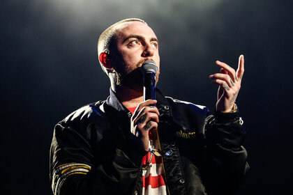 Mac Miller performing