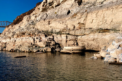 Lake Mead in Nevada where a Body was Found In a Barrel