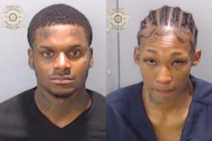 Police handout photos of Colvin Lindsey and Teandra Brox