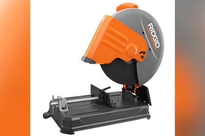 A photo of the Ridgid Chop Saw that was used in the crime