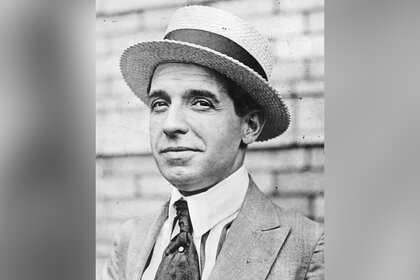 Charles Ponzi, circa 1920.