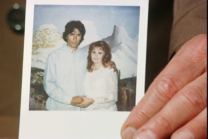 Doreen Lioy and Richard Ramirez in a photograph on their wedding day