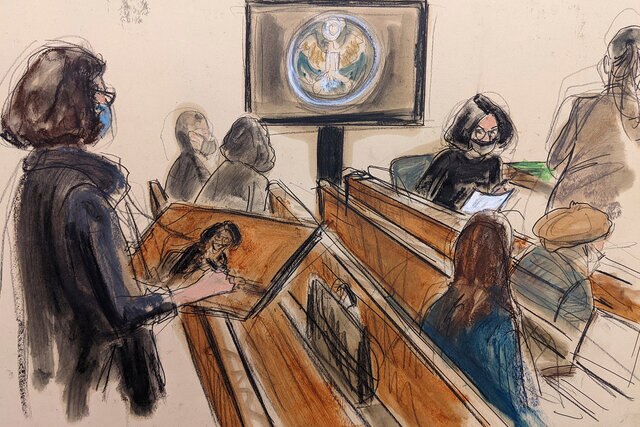 Ghislaine Maxwell Has Been Sketching Court Sketch Artist Jane Rosenberg ...