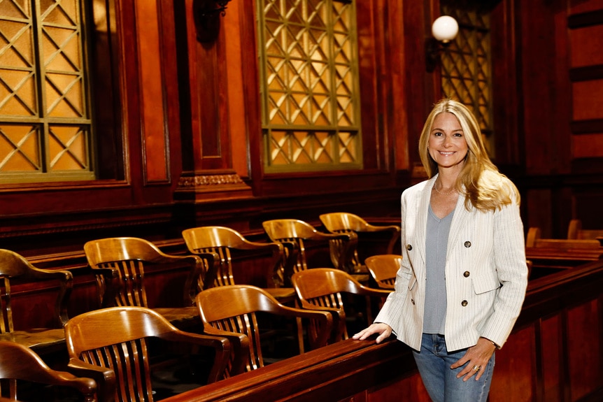 Anna Sigga Nicolazzi in a court room