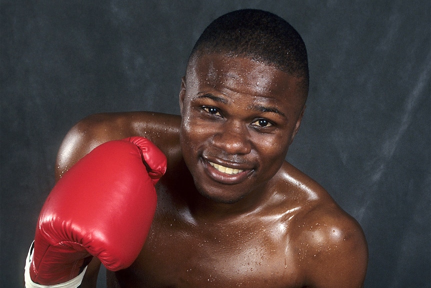 A portrait of boxer Vernon Forrest